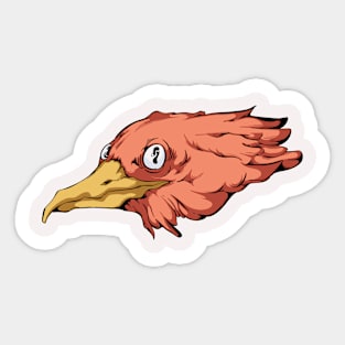 Red Bird Speedy Sticker